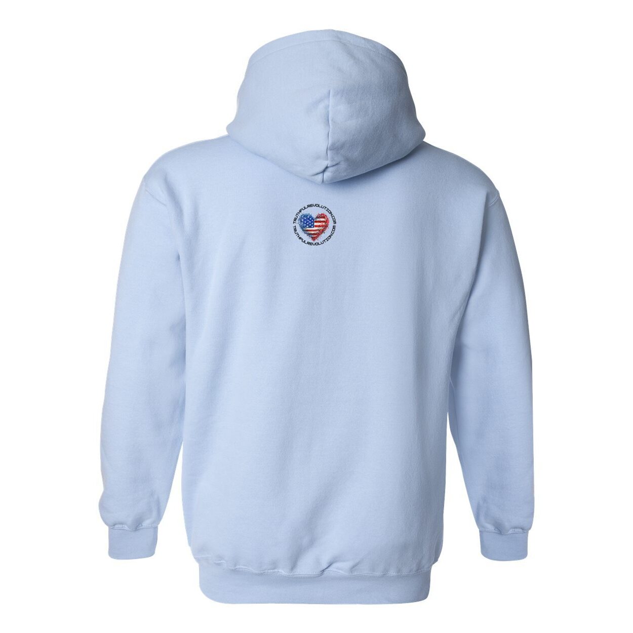 Unisex TRUREV Pullover Hooded Sweatshirt-blk ltr