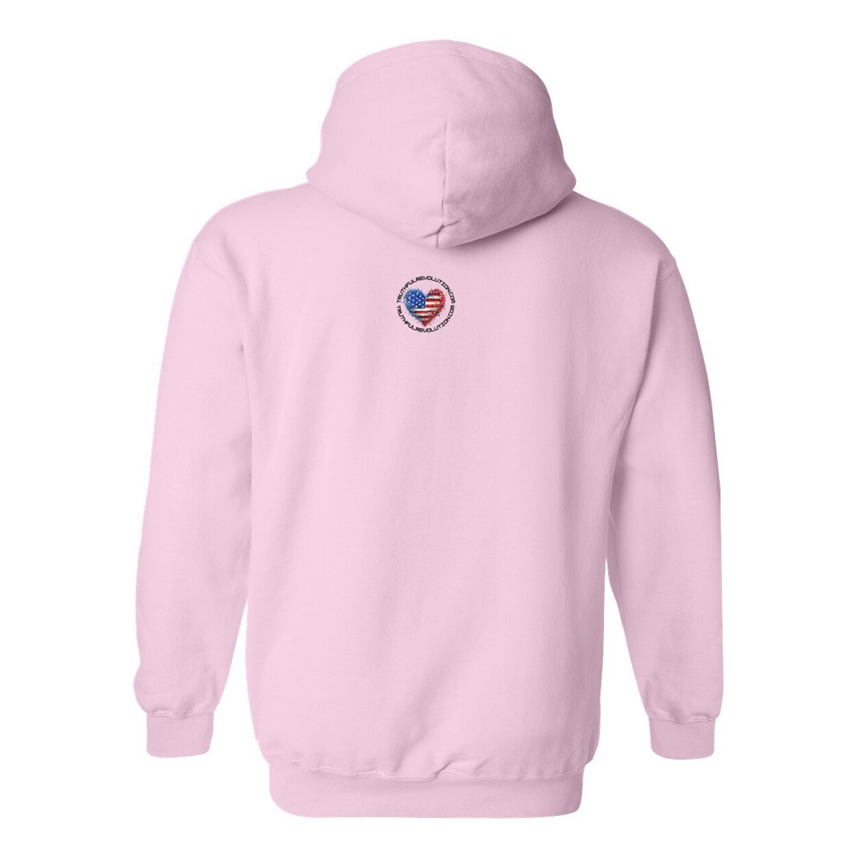 Unisex TRUREV Pullover Hooded Sweatshirt-blk ltr