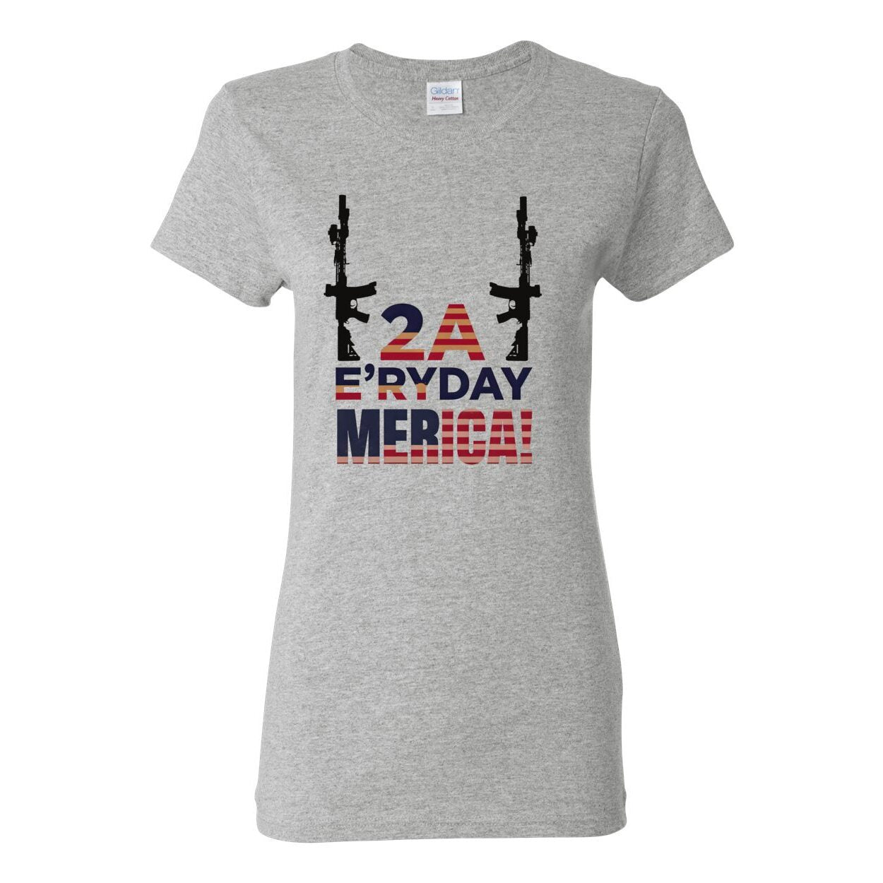 2A Merica Women's Cotton T-Shirt