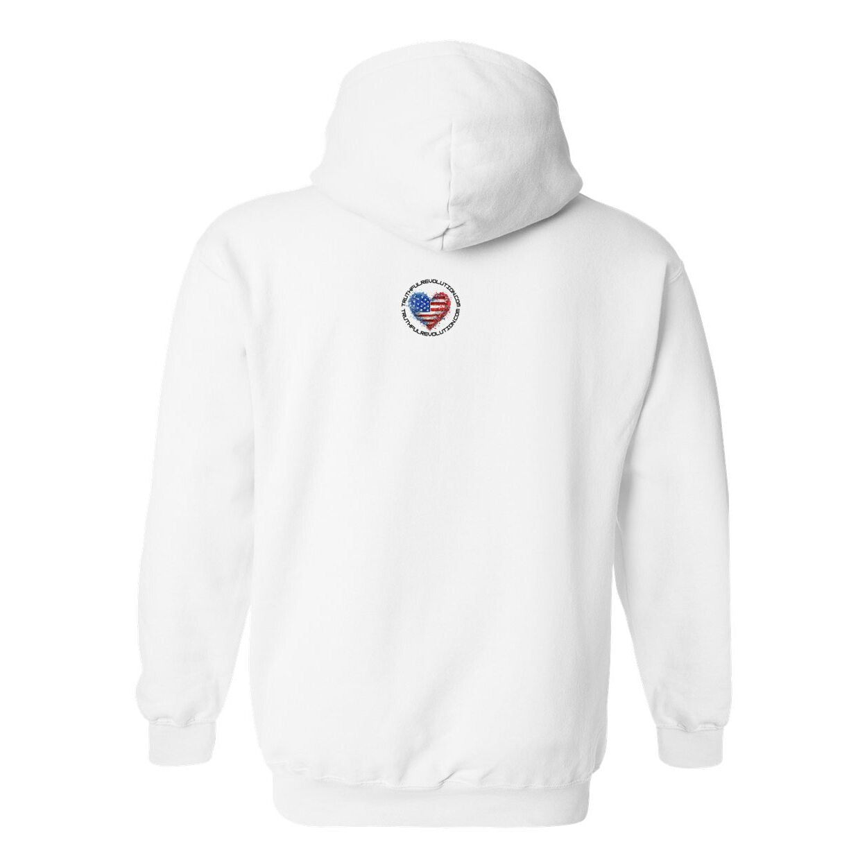 Unisex TRUREV Pullover Hooded Sweatshirt-blk ltr