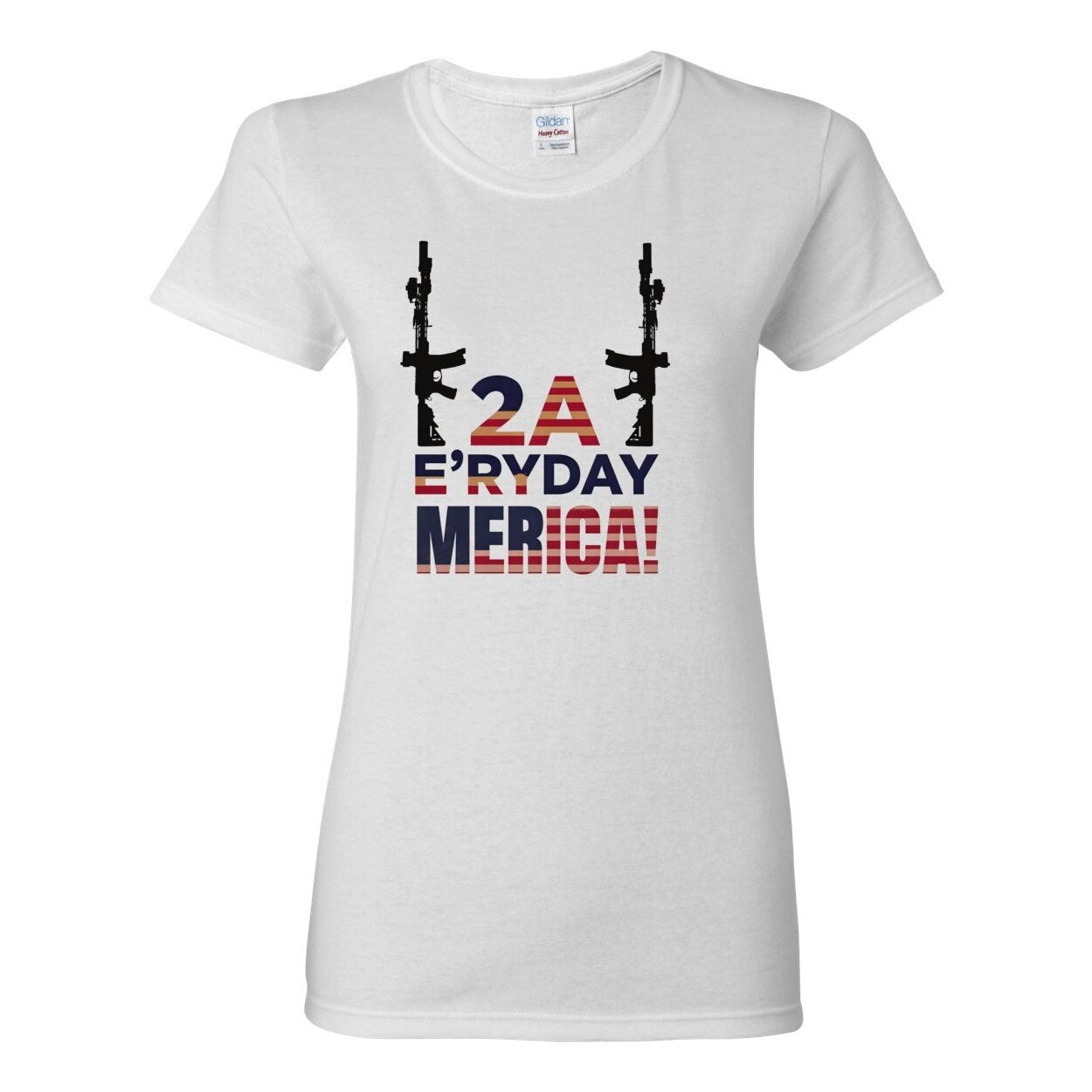 2A Merica Women's Cotton T-Shirt