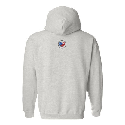 Unisex TRUREV Pullover Hooded Sweatshirt-blk ltr