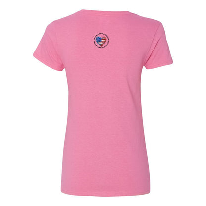 Heaven Women's Cotton V-Neck T-Shirt