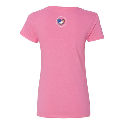 Women's AF Heavy Cotton V-Neck T-Shirt-USA