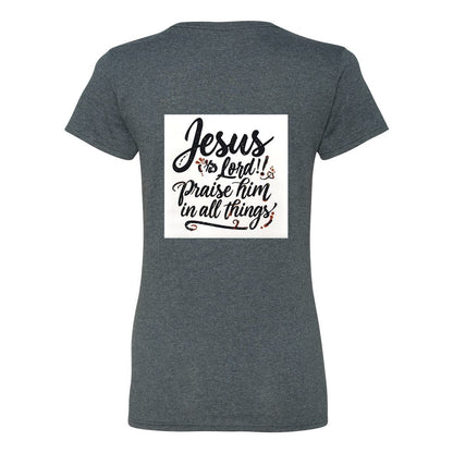 Jesus is Lord Women's Cotton T-Shirt