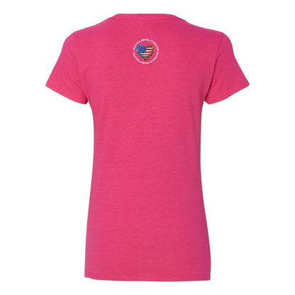 Women's AF Heavy Cotton V-Neck T-Shirt-USA