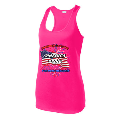 America 250 Women's Racerback Tank
