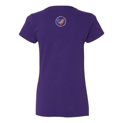 Women's AF Heavy Cotton V-Neck T-Shirt-USA