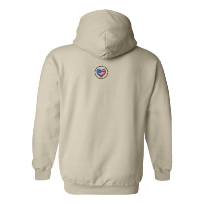 Unisex TRUREV Pullover Hooded Sweatshirt-blk ltr