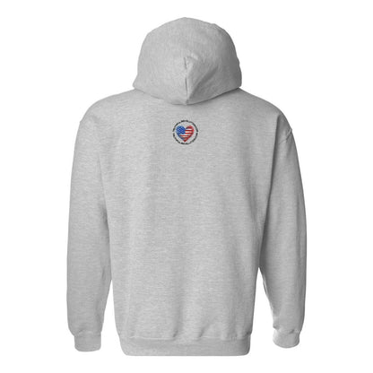 Unisex TRUREV Pullover Hooded Sweatshirt-blk ltr