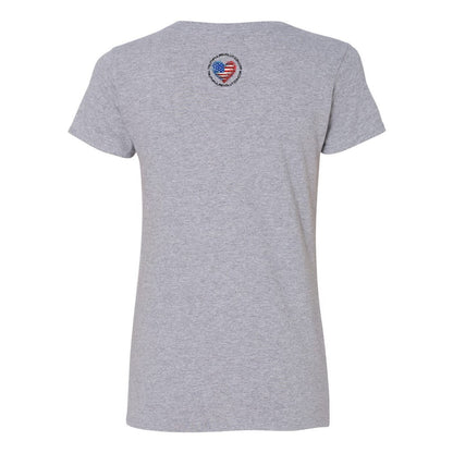 My Rights Women's V-Neck Cotton T-Shirt