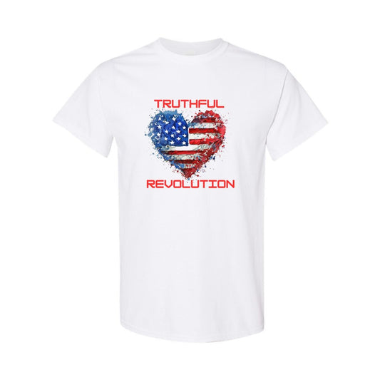 Men TRUREV 100% Cotton T-Shirt-White